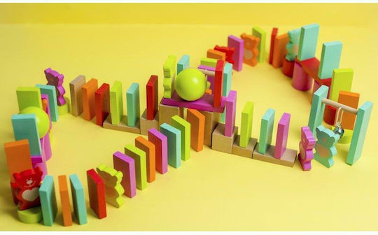 Επιτραπέζιο Παιχνίδι Bear's Dominoes για 3-4 Παίκτες 3+ Ετών (EN) Classic World