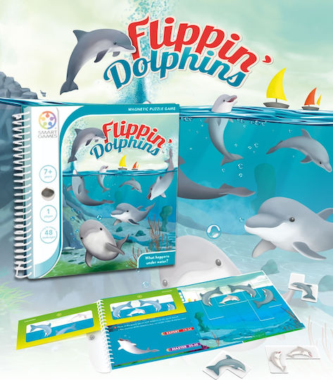 Brettspiel Flippin Dolphins für 1 Spieler 7+ Jahre (EN) Smart Games