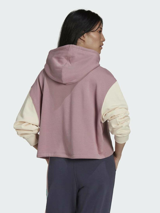 Adidas Modern B-Ball Women's Hooded Sweatshirt Magic Mauve