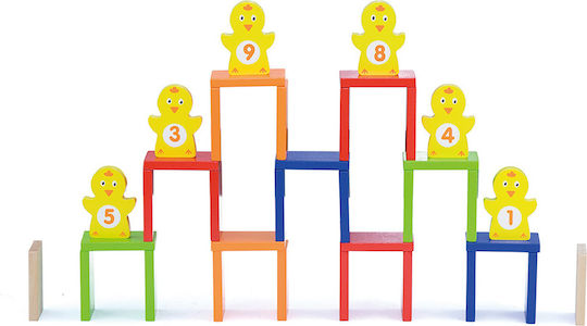 Настолна игра Domino Run Set (116 pcs) за 1 играч 3+ години (EN) Viga Toys