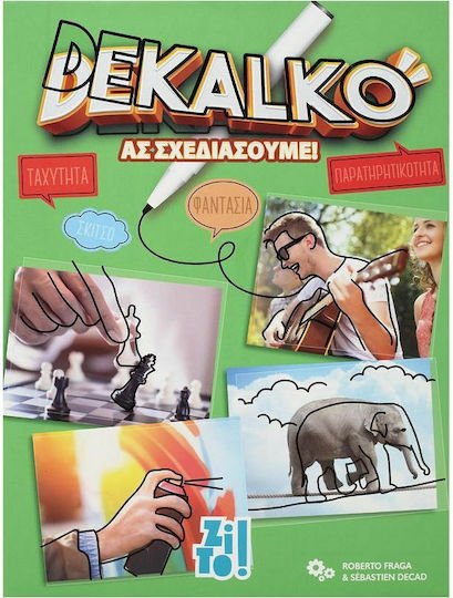 Επιτραπέζιο Παιχνίδι Dekalko Ας Σχεδιάσουμε για 3-6 Παίκτες 8+ Ετών Zito!
