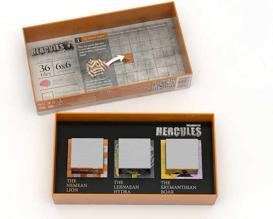 Board Game The Labors of Hercules I: Η αρχή μιας Πορείας for 4-7 Players 8+ Years Old Mathimatiki Vivliothiki
