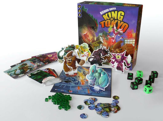 Board Game King of Tokyo: 2016 Version for 2-6 Players 8+ Years Old IEL (EN) Iello