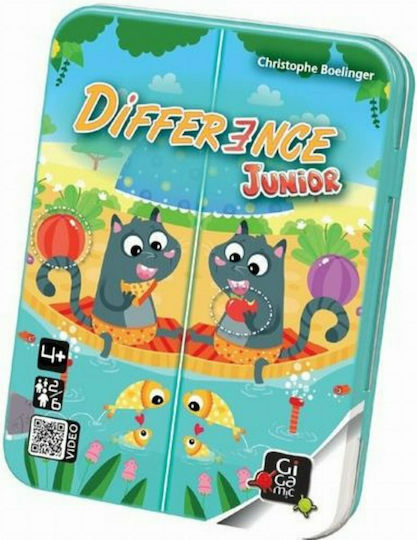 Επιτραπέζιο Παιχνίδι Difference Junior για 2-6 Παίκτες 5+ Ετών Gigamic