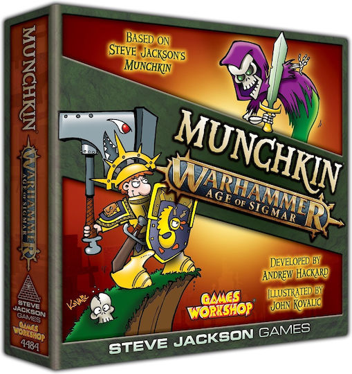 Board Game Munchkin Warhammer Age of Sigmar for 3-6 Players 14+ Years Old (EN) Steve Jackson Games