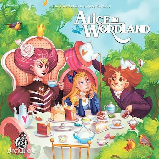Επιτραπέζιο Παιχνίδι Alice in Wordland για 3-8 Παίκτες 8+ Ετών (EN) Drawlab Entertainment