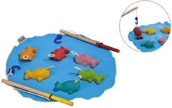 Plan Toys Ξύλινο Παιχνίδι Ψαρέματος Ψάρεμα για 2+ Ετών