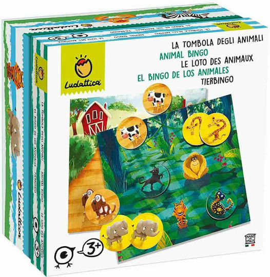 Board Game Animal Bingo 3+ Years Old (EN) Ludattica