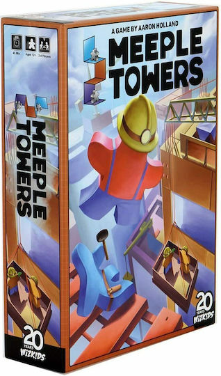 Board Game Meeple Towers for 2-4 Players 12+ Years Old (EN) WizKids