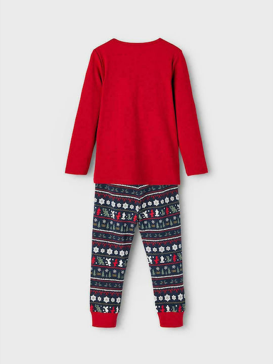 Name It Kids Pyjamas Winter Red