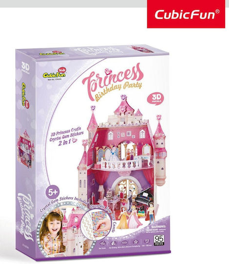 Prinzessin Geburtstag Puzzle 3D 95 Teile