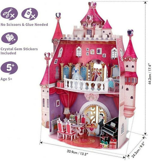 Prinzessin Geburtstag Puzzle 3D 95 Teile