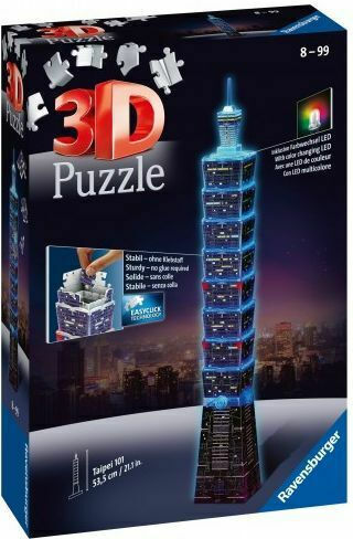 Taipei 101 Night Edition Puzzle 3D 101pcs