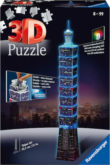 Taipei 101 Night Edition Puzzle 3D 101pcs