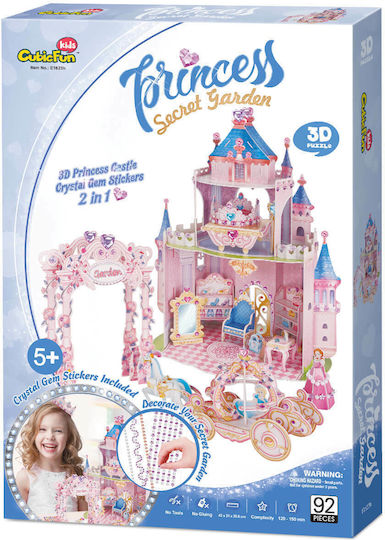 Princess Secret Garden Puzzle 3D 92 Teile