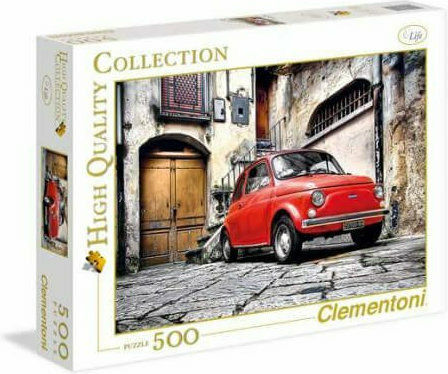 Hochwertiges Fiat 500 Puzzle 2D 500 Teile