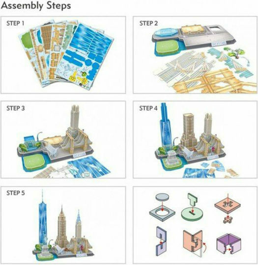 New York City Puzzle 3D 123 Teile