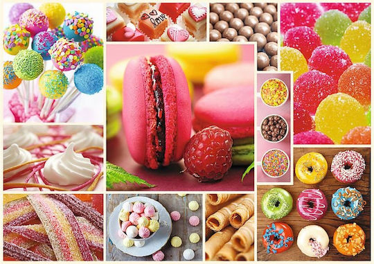 Puzzle Collaj Candy 2D 1000 Piese