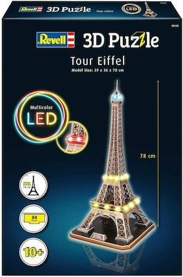 Puzzle Puzzle Eiffelturm LED Edition 3D Κομμάτια