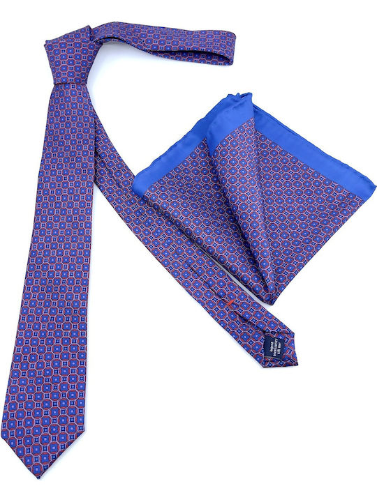 Legend Accessories L-051-88 Men's Tie Set Silk Printed Silicon L-051-88