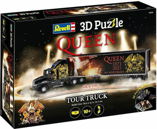 Puzzle 3D Queen Tour Truck 50th Anniversary 128 Piese