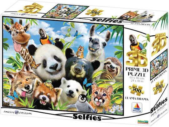 Meerkats Selfie Puzzle 2D 500 Teile