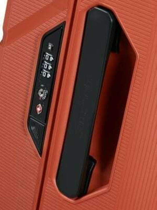 Samsonite Magnum Cabin Travel Suitcase Hard Orange with 4 Wheels Height 55cm 139845-0557