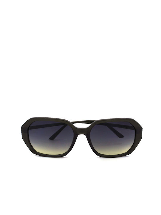 Calvin Klein Women's Sunglasses with Black Plastic Frame and Black Gradient Lens CK18535S 201