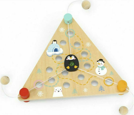 Tooky Toys Πιγκουίνοι Περιπέτειας Educational Game Knowledge made of Wood for 3+ years Years Old