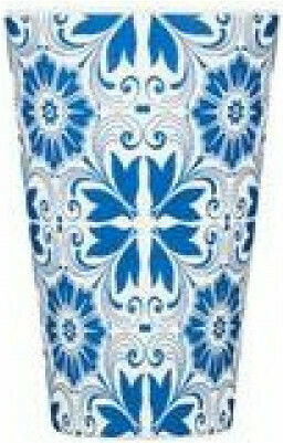 Ecoffee Cup Delft Touch Mug Bamboo with Lid Blue 400ml