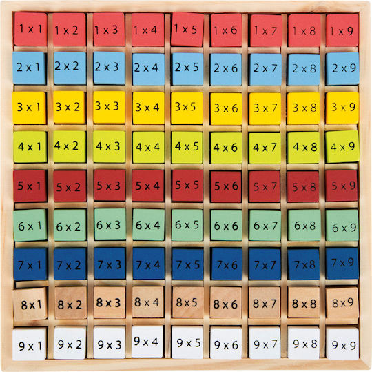 Small Foot Εκμάθηση Πολλαπλασιασμού Educational Game Knowledge made of Wood for 6+ years old Years Old
