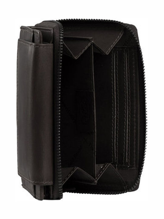 Small Leather Women's Wallet Classic Brown