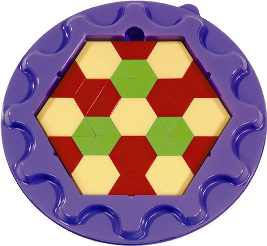 Gigo Pattern Blocks’ Circular Work Tray STEM Образователна Игра Образователни за 3+ години Години