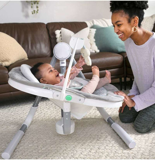 Ingenuity Elektrisch Baby Relax Anyway Sway mit Musik und Vibration Gray für Kind bis 9kg