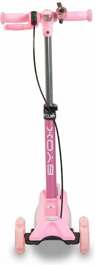 Byox Kids Scooter Foldable Cube 3-Wheel for 3+ Years Pink