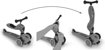 Scoot & Ride Kids Scooter Highwaykick 1 3-Wheel with Seat for 1-5 Years Forest