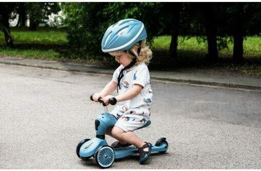 Scoot & Ride Trotinetă Copii Highwaykick 1 Cu 3 Roți Cu Scaun Pentru 1-5 Ani Verde