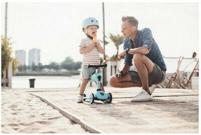 Scoot & Ride Trotinetă Copii Highwaykick 1 Cu 3 Roți Cu Scaun Pentru 1-5 Ani Verde