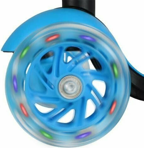 Kinderroller Klappbar 3-Rad mit Sitz für 3+ Jahre Blau