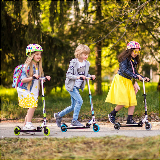 Lorelli Kids Scooter Foldable Thunderbird 2-Wheel Blue for 5+ Years