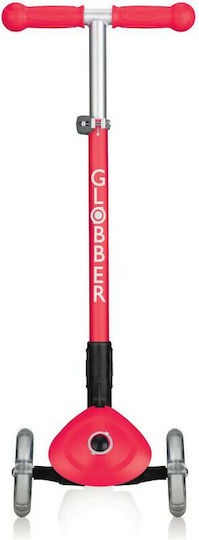 Globber Kids Scooter Foldable Primo 3-Wheel for 3+ Years Red