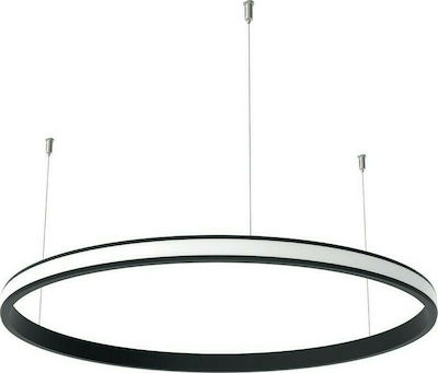 Aca Hanging Round LED Strip Aluminum Profile with Opal Cover 60cm