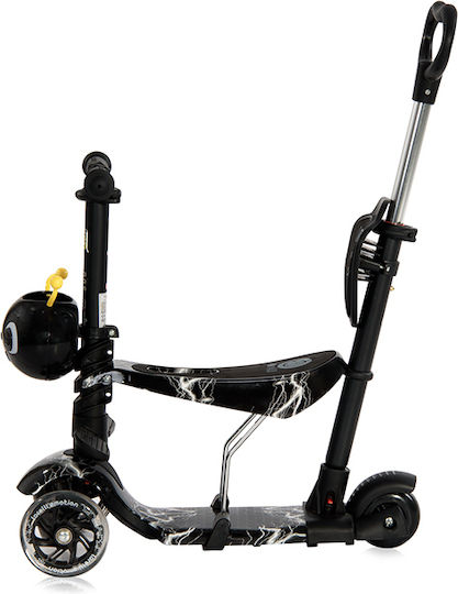 Lorelli Kids Scooter Foldable Smart Plus 2021 3-Wheel with Seat for 3+ Years Black