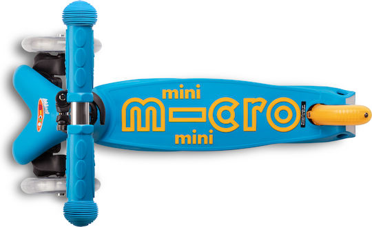 Micro Kids Scooter Foldable Mini Deluxe Foldable 3-Wheel for 2-5 Years Blue