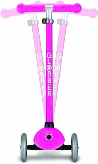 Globber Kids Foldable Scooter Primo V2 Total 3-Wheel for 3+ Years Pink