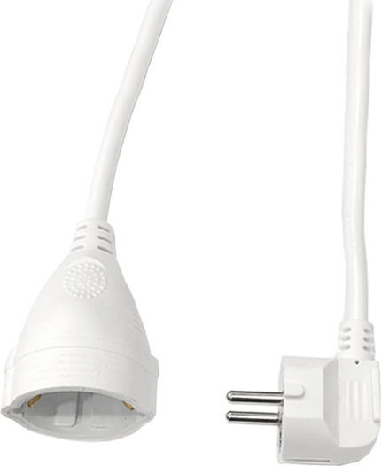 Com 1 Platz mit Kabel 3m Durchmesser 3 x 1.5mm² Weiß