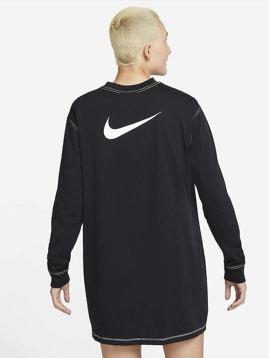 nike long sleeve mini dress