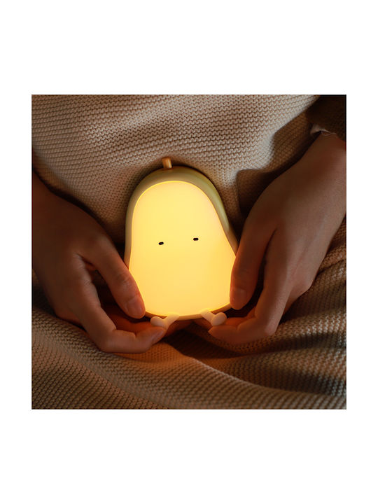 Allocacoc Kids Decorative Lamp Pear Yellow 8.85x8.8x12.2εκ.