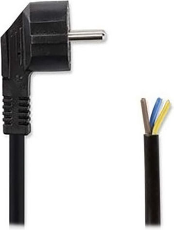 Кабел за захранване с диаметър 3x1.5mm² в Черен цвят 1.2м 1бр