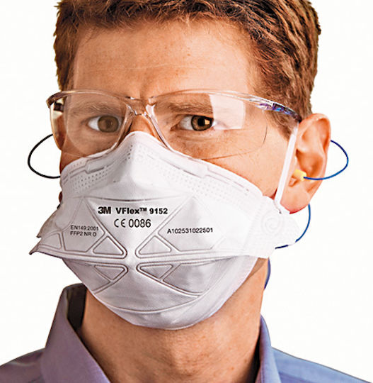 3M VFlex 9152 Protective Mask FFP2 White 1pcs